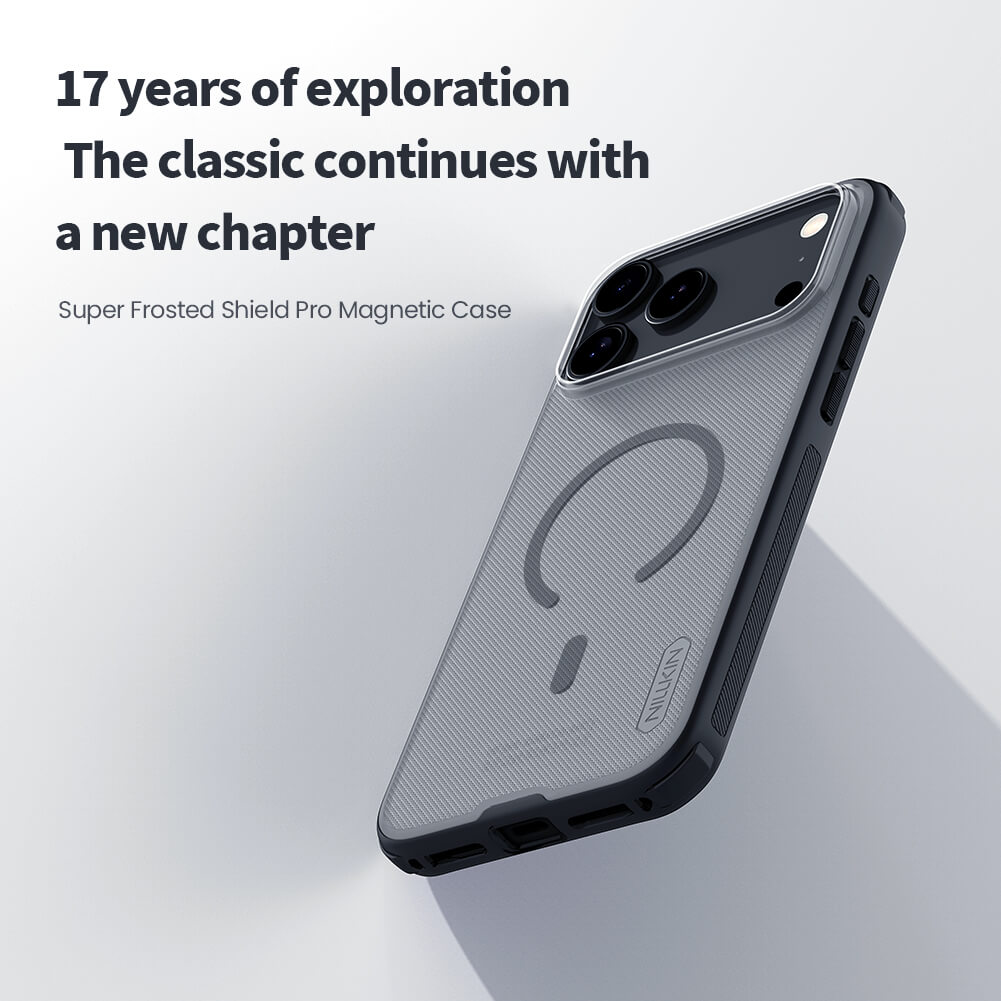 Чехол-крышка NILLKIN для Apple iPhone 17 Pro Max 6.9 (2025) (серия Frosted shield Pro Magnetic case Clear)